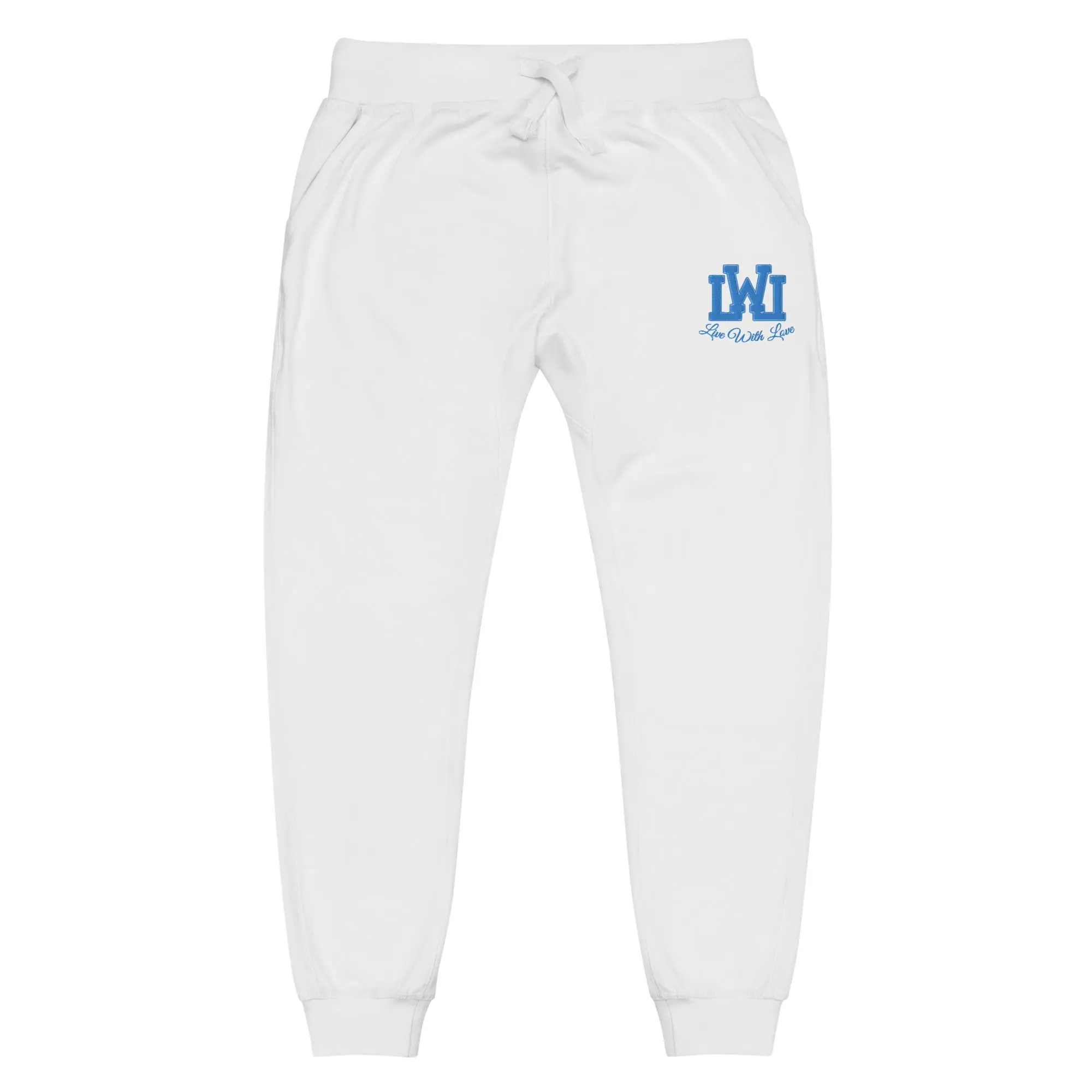 Live With Love Unisex fleece sweatpants Casual Cotton Menswear