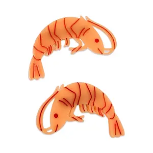 Shrimp Hair Clip Set