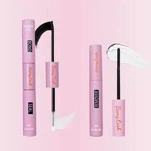 Lash Bond and Seal with Fast Glue Remover Strong Hold 72 Hours Lashes Extension Waterproof and Long Lasting DIY Makeup Tool