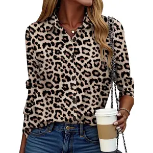 Button Down Shirt for Women Long Sleeve Blouses Floral Printed Tops Business Casual Work Outfits S-XXLGift