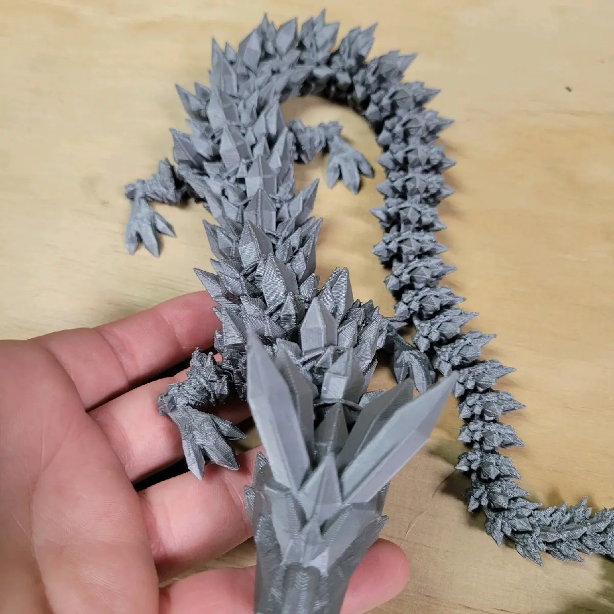 Silver Crystal Dragon
