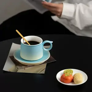 Gradient Coffee Mug - Stylish & High - Quality for Your Daily BrewMotivational Ceramic Coffee Mug novelty cafe work besties collectors favorite drinkware tumbler birthday christmas durable home office travel gift coffecups small batch clear cup