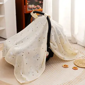 Multifunctional Summer Baby Cover,Cute Duck Rainbow Design, Perfect for Stroller, Car Seat & Breastfeeding