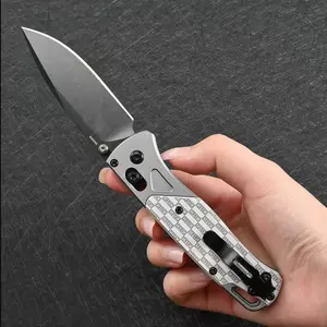 Everyday utility cutting knife with portable clip, household kitchen tool for fruit and food preparation