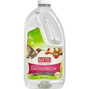 Kaytee Hummingbird ElectroNectar Wild Bird Food, Ready to Use, 64 Ounces