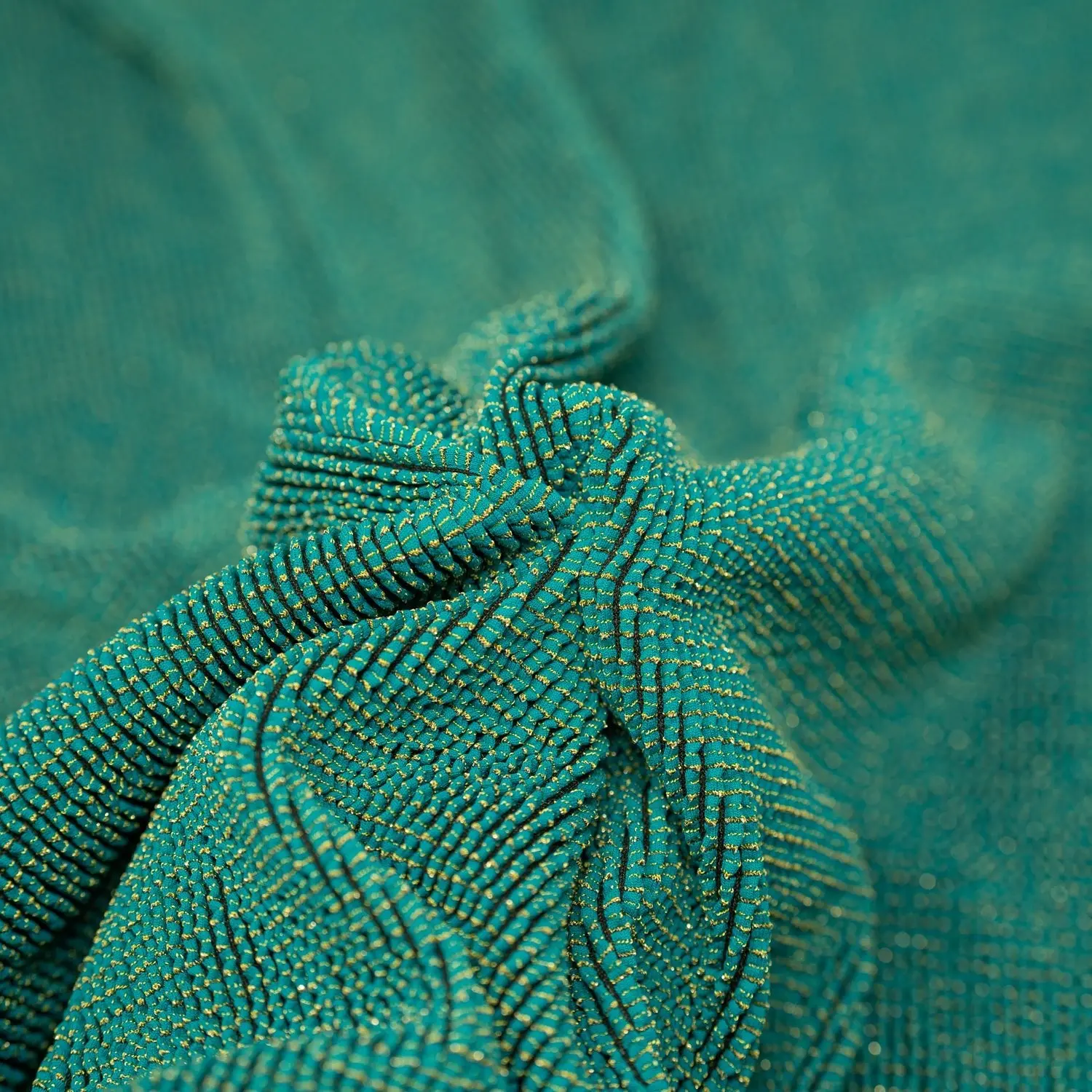 EL6015 - Ritzy Crinkle Nylon Polyester Spandex with Metallic Fabric | Blue Moon Fabrics