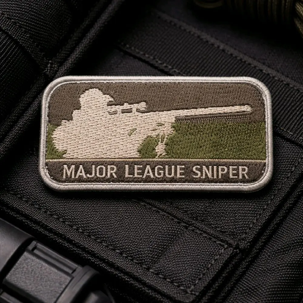 Major League Sniper - Green 3.5"x 1.75"