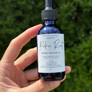 -Poke Root Oil – Herbal Lymphatic Support & Skin Nourishment
