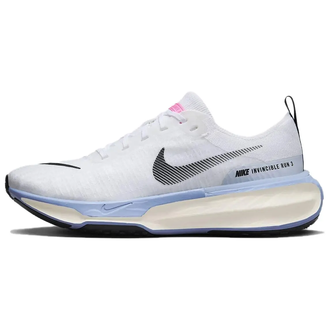 ZoomX Invincible Run Flyknit 3 'White Cobalt Bliss' Running Shoes, Soft Daily Trainer, Durable High Mileage Sports Footwear, Athletic Running Shoes, Breathable Running Shoes