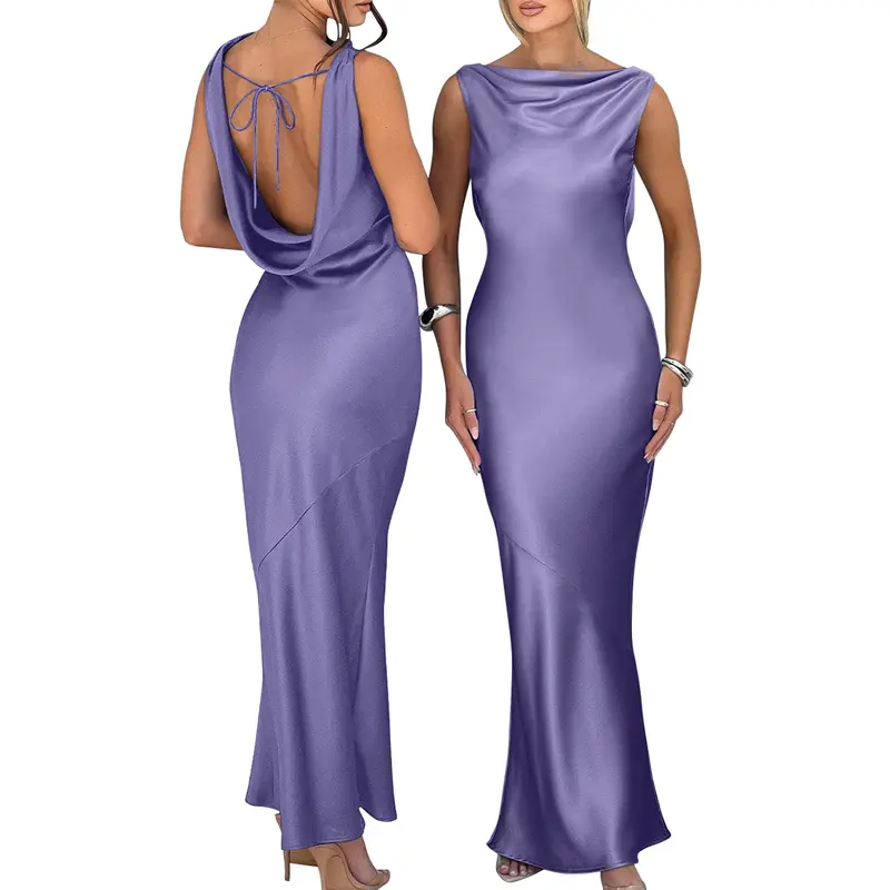 Sasha Formal High Slit Wrap Dress - TikTok Shop