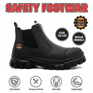 Steel Toe Lightweight Safety Shoes Puncture-proof Smash-proof Splash-proof Anti-slip Breathable - SpringStatements Multiple Colors Available