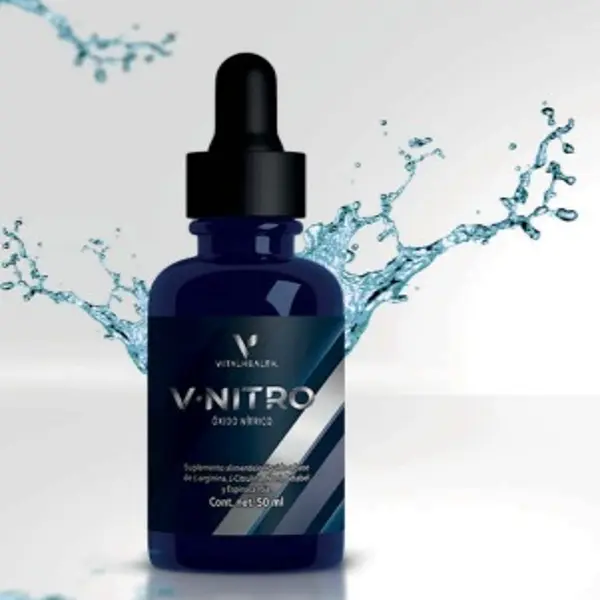 Vital Health V-NITRO by Vital Health Global from Mexico - 50ml Liquid  Supplement with L-Glutamine & L-Carnitine