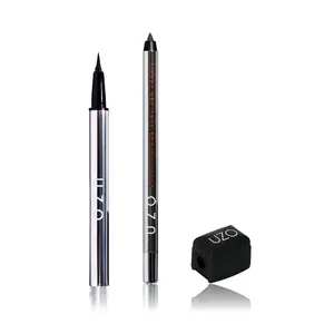 UZO Chicago Essentials Bundle: Blaque Liquide Eyeliner + Braun Chrome Eyeliner Pencil + Sharpener