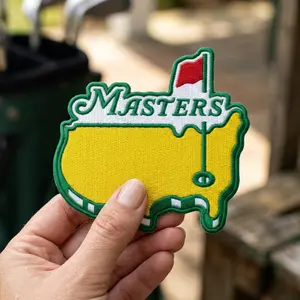 Masters Golf Tournament Patch – Augusta Floral Embroidery Motif