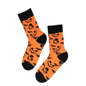 PUMPKIN FACE halloween socks with pumpkins