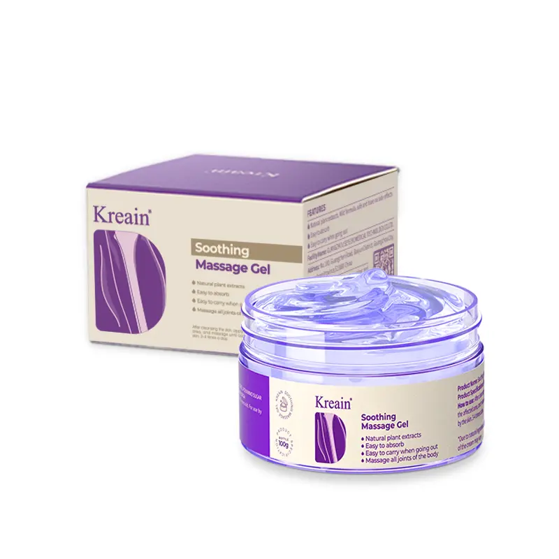 Kreain Buy 1 Get 1 Free Rapid ReliefTherapeutic Muscle Gel - OTC Pain Reliever toTreat Knees, Lumbar, Neck Discomfort; ContainsBoswellia, Glucosamine, Collagen