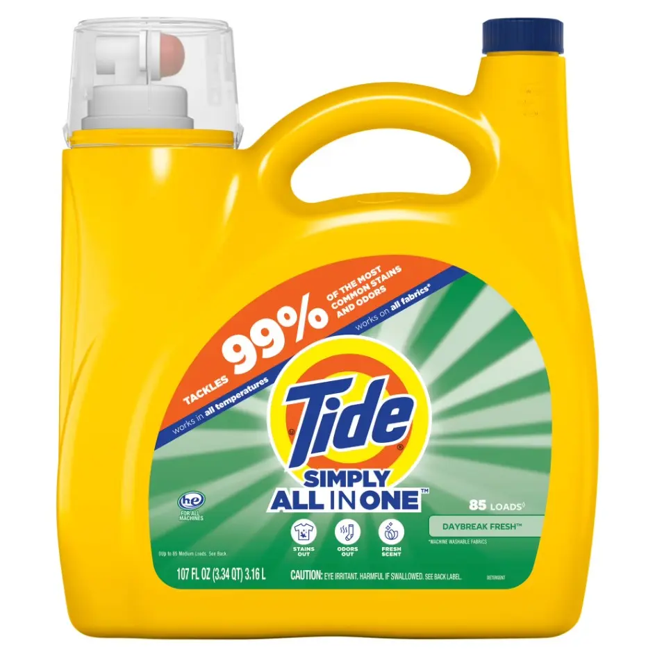 Laundry Detergent Liquid Clean & Fresh, Daybreak Fresh Scent, 107 fl oz, 85 Loads