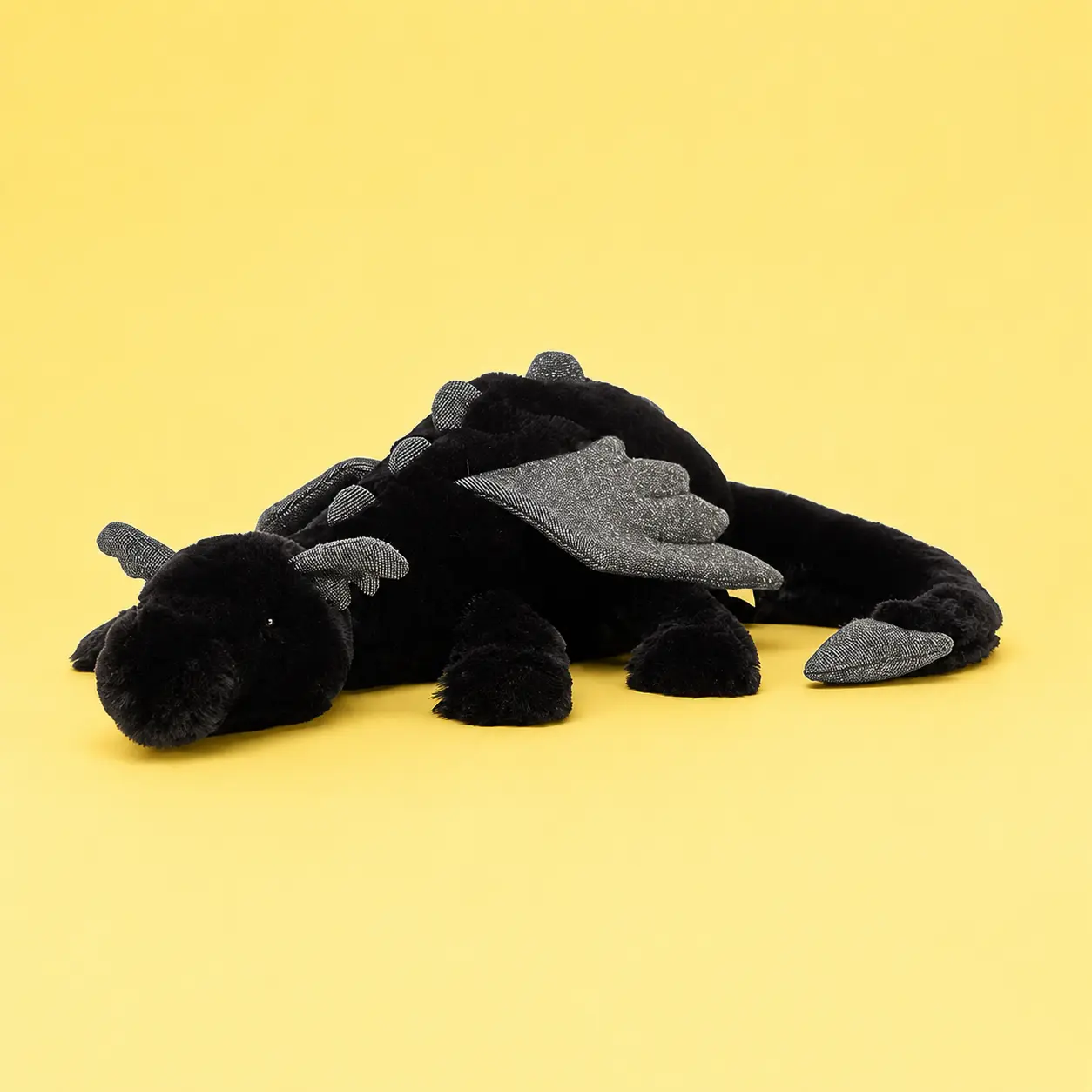 ONYX DRAGON Plush Toy, Super Soft Dragon Stuffed Toy, Cute Dragon Stuffed Animal