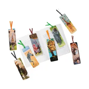 Bulk 48 Pc. Safari Animal Bookmarks