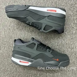 Low Top Shock Absorbing Basketball Sneakers | Matte Synthetic Leather Upper | Light Sports & Daily Casual Outfit | Reduces Foot Fatigue and Stuffy Sweaty Interior