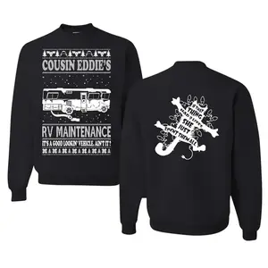 Made in USA Family Vacation RV Maintenance T-Shirt, Funny Cousin Eddie Christmas Sweatshirt, Ugly Holiday T-Shirt, 100% Cotton, Unisex Crewneck Festive Xmas Graphic Shirt