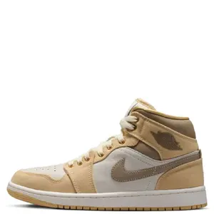 Women's Jordan 1 Mid SE Sesame/Khaki-Sail-Coconut Milk (IR2011 247)