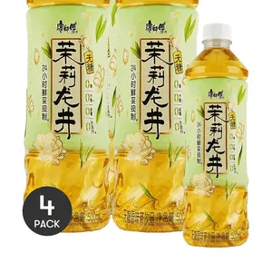 4 Pack Master Kong Jasmine Longjing Tea 16.9 fl oz Each - 0 Sugar 0 Fat 0 Cal, Chinese Green Tea