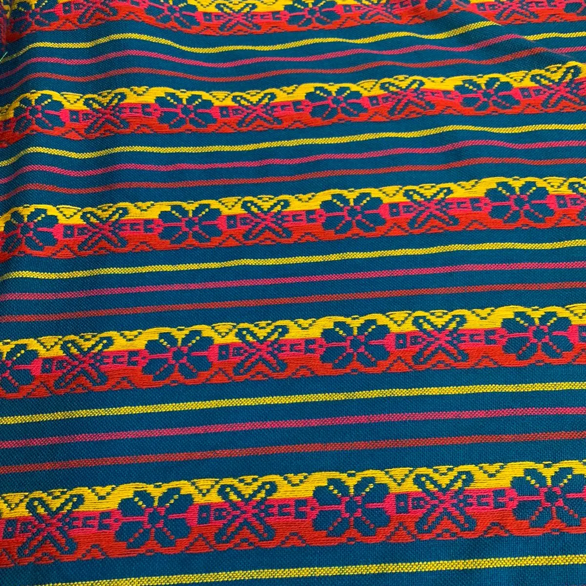 Mexican Camboya Fabric Blue