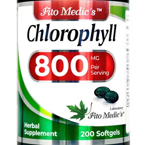 FITO MEDIC'S Lab Chlorophyll Supplement, 200 Softgels, Chlorophyll Capsules