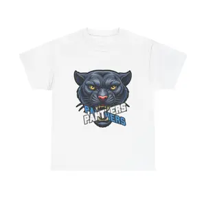 Panther Graphic Unisex Tee, Panther Lover T-Shirt, Athletic Wear, Gift for Sports Fans, Casual Style Shirt, Unique Graphic Tee