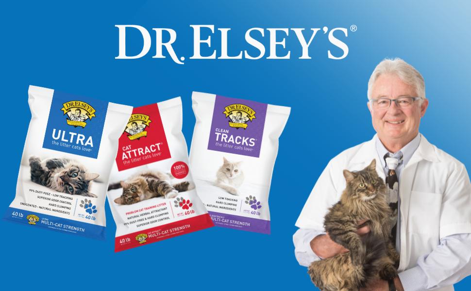 Dr. Elsey's Ultra Unscented Clumping Clay Cat Litter 18 lb Bag