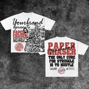 Y2K Graphic "Paper Chaser" Personalize Printed Tshirt Casual Cotton christian y2k harajuku letter