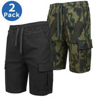 (2 Pack) Black-Woodland