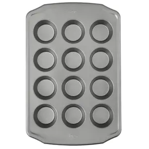 Bake It Better Non-Stick Muffin Pan - 12-Cup, Steel Kitchen Nonstick jiffy cornbread