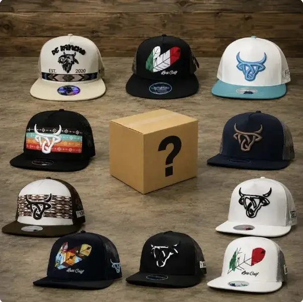 [BEST 2026] One Hat Sent , Vintage Western Trucker Hat Collection, DE Rancho Bull Hat, Tribal Western Snapback, Mexican Ranch Flat Bill Cap, Mesh Back Hat