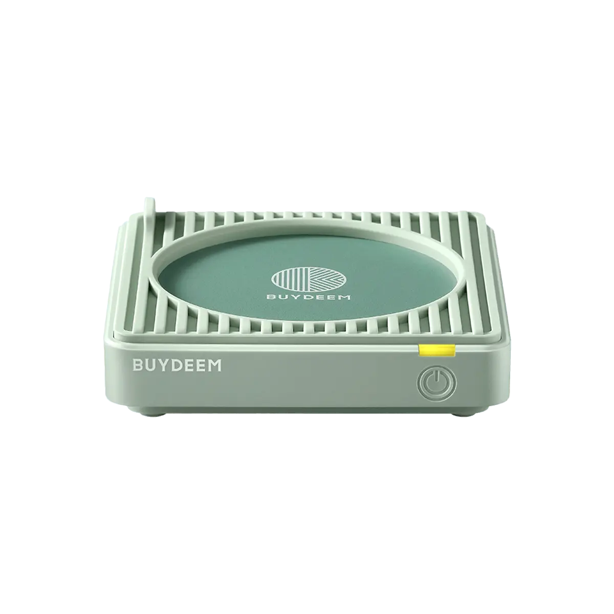 BUYDEEM Smart Mug Warmer, 55°C Constant Temperature Heating Coaster for Coffee Tea, Auto Shut-off, Waterproof, Light Green OA2001