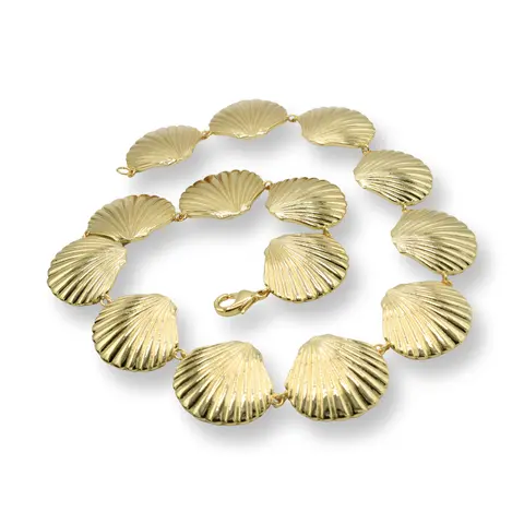 Shell Necklace - Brass Handmade Fashion Accessory Handmade Jewelry