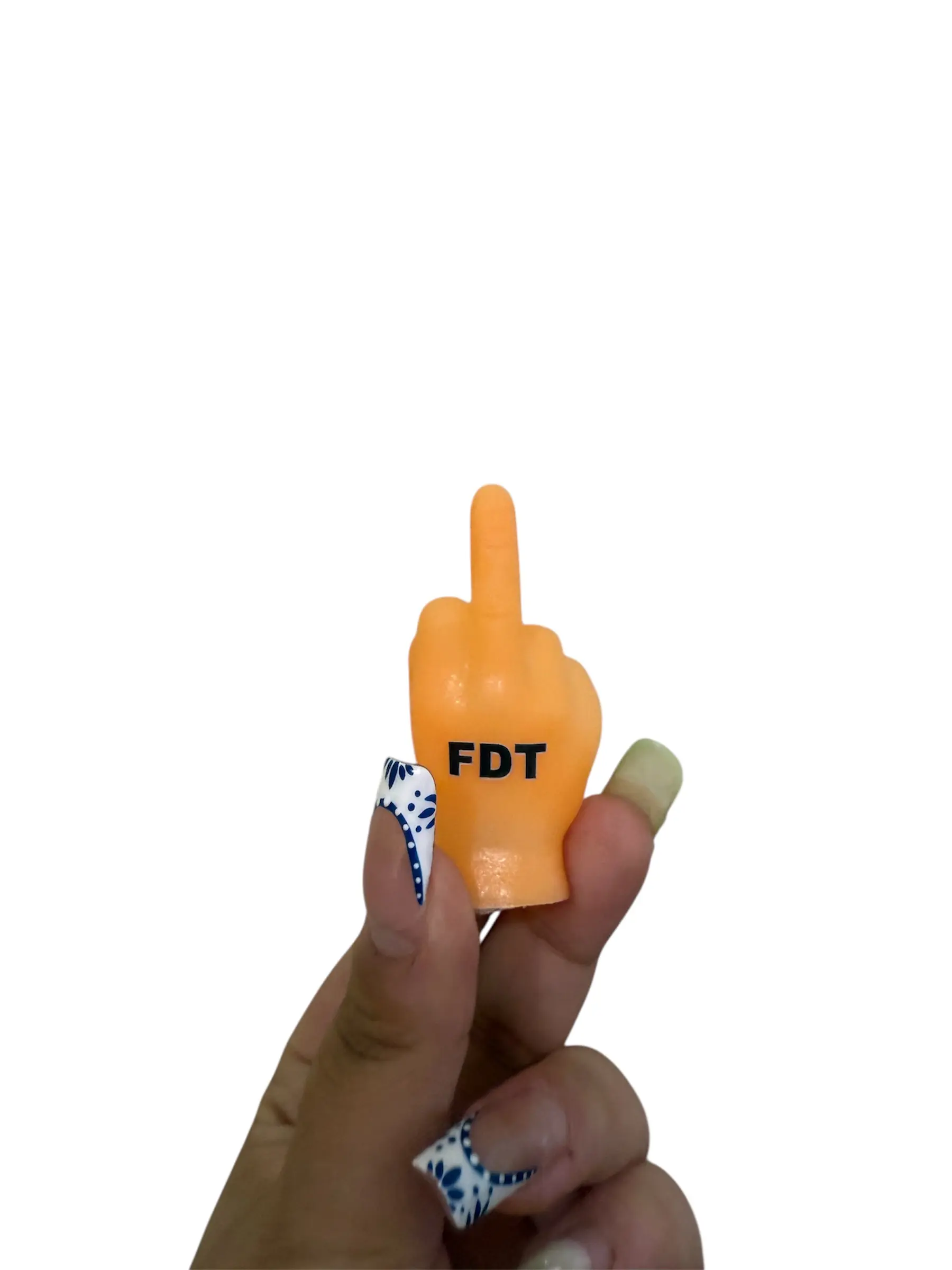 FDT Middle Finger Finger Puppet & Pencil Topper | Anti-Trump Novelty Desk Accessory