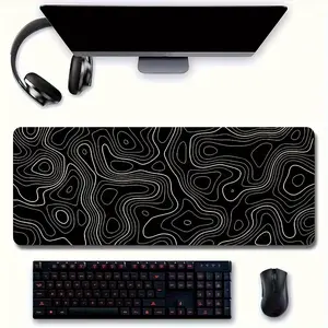 Large Mouse Pad 90x40cm for Desk Gaming with Stitched Edges & Non-Slip Rubber Base Smooth Surface Enhanced Durability Easy Maintenance MousePad Factory Store