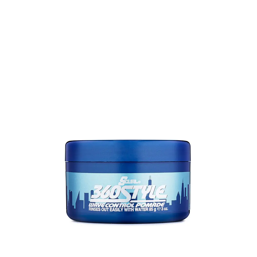 Luster SCURL, 360 Style Wave Control Pomade, Natural Waves, Superior Hold, 3 oz