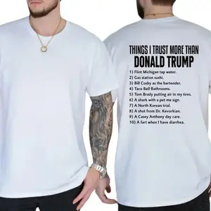 Things I Trust More Than Donald Trump T-shirt, Funny Shirts, Democrat Tee, Liberal Tee, 8647 Shirt