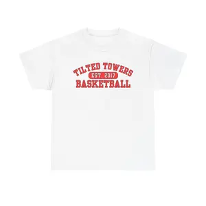 TILTED TOWERS BASKETBALL T-SHIRT