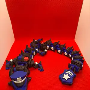 Red and Blue Hero Dragon