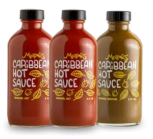 Merline’s Caribbean Hot Sauce - 3 Bottle Variety Pack of Goodness