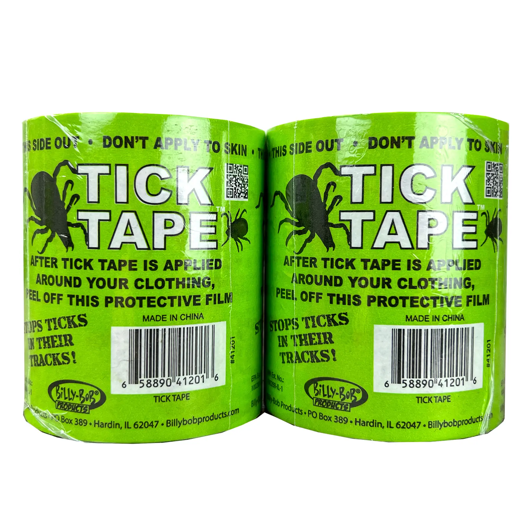 Billy Bob Tick Tape (2 Pack) - Stop Ticks in Their Tracks - Chemical-free outdoor protection accessory