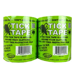 Billy Bob Tick Tape (2 Pack) - Stop Ticks in Their Tracks - Chemical-free outdoor protection accessory