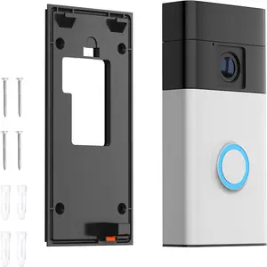 No-Drill Mount Compatible with Ring  Doorbell (2024 Release),Ring Doorbell Mounting Holder Bracket for Apartments Office Houses(1 Pack)
