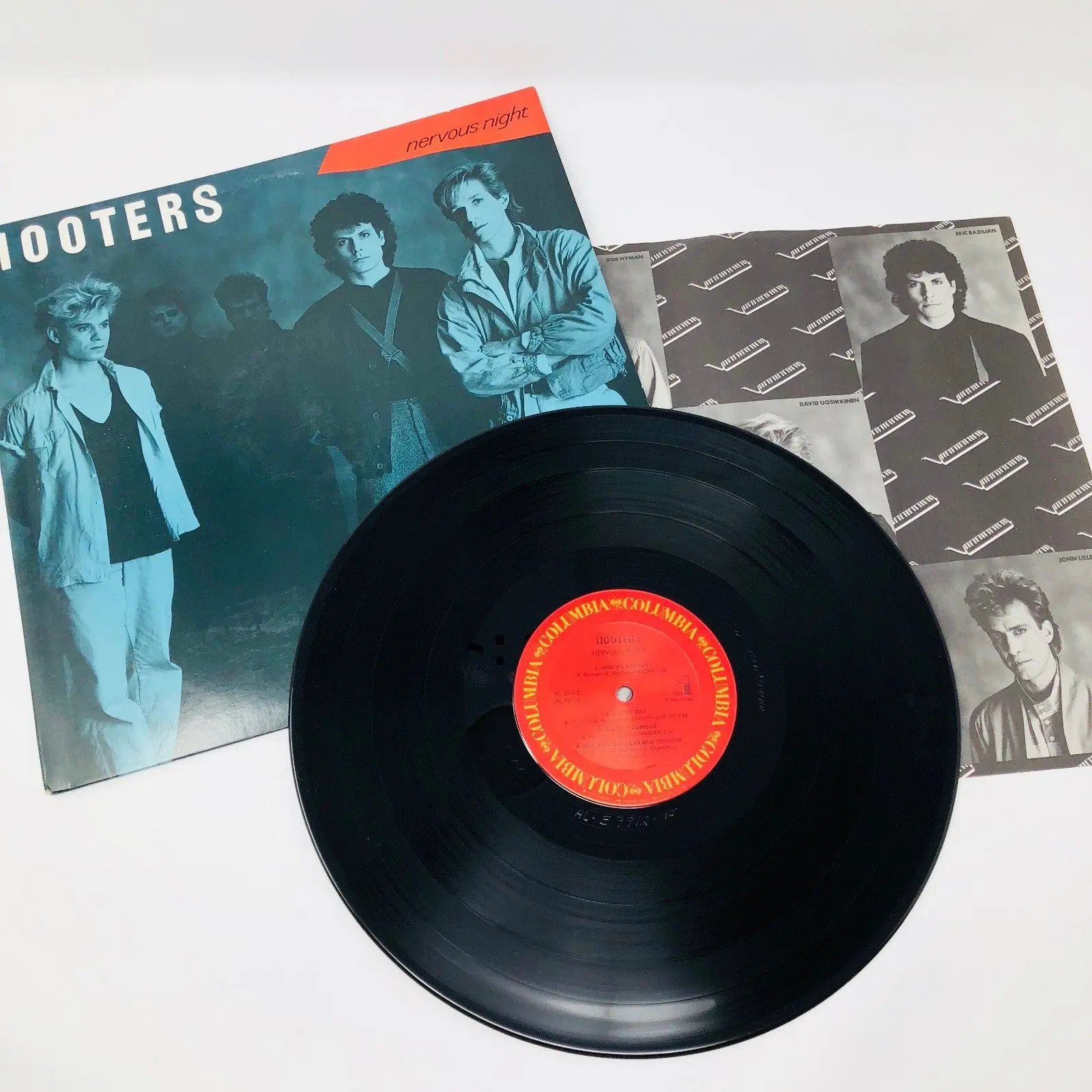 Hooters NERVOUS NIGHT Vinyl LP Record 39912 VG+ 1985 w/Original Inner Sleeve