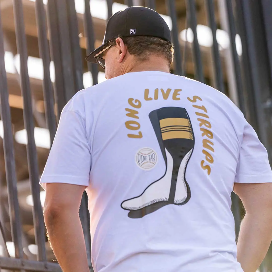 Vintage Baseball Tee | Stirrups T-Shirt | Pine Tar Clothing