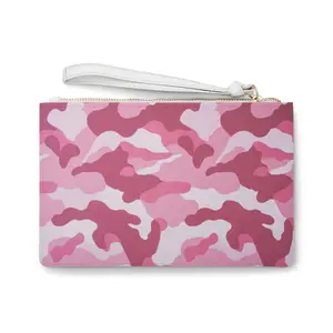 Pink Camo Clutch Bag | Pink Camouflage Wristlet, Cosmetic Pouch